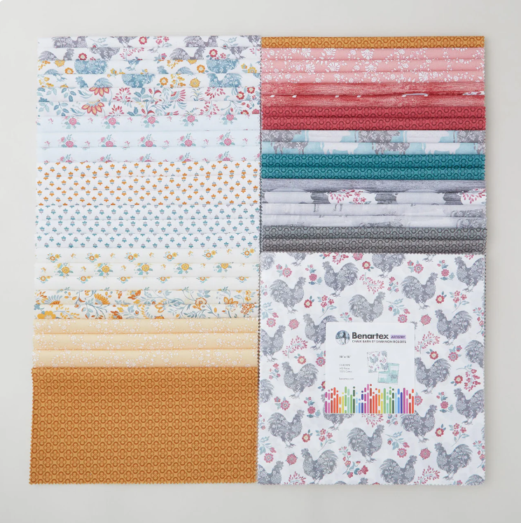 Chalk Barn Layer Cake 42 pcs. — Benartex