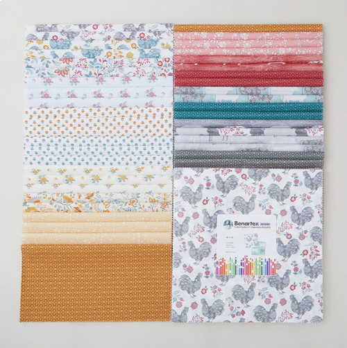 Chalk Barn Layer Cake 42 pcs. — Benartex