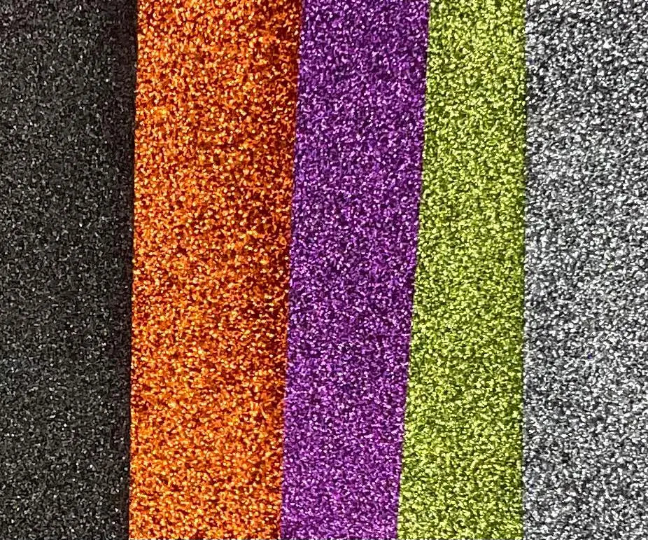 Black, Orange, Purple, Lime Green, Gray