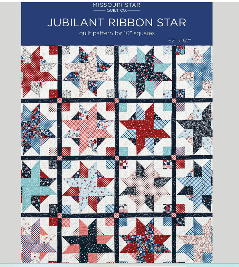 Jubilant Ribbon Star Quilt Pattern | Missouri Star