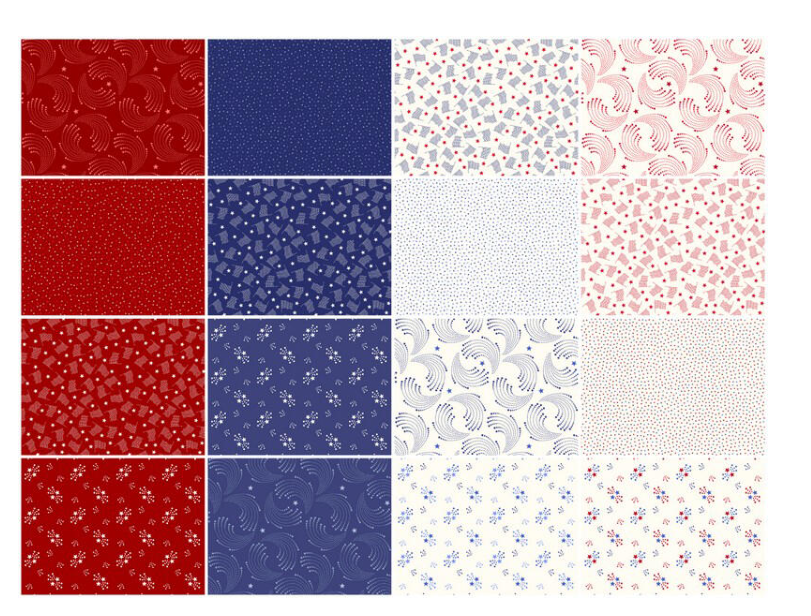 Vintage Valor Charm Pack – 42 pcs 5" Squares | Robert Kaufman