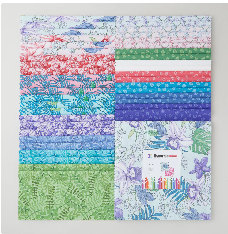Botanical Radiants Layer Cake 42 pcs. — Benartex