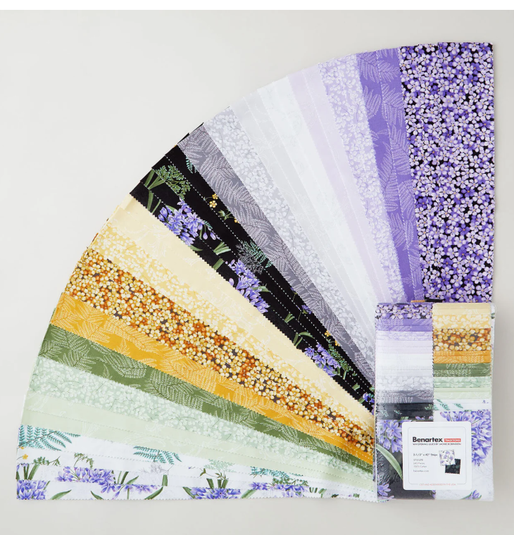 Whispering Lilies Jelly Roll 40 pcs. — Benartex
