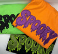Custom embroidered spooky season shirts
