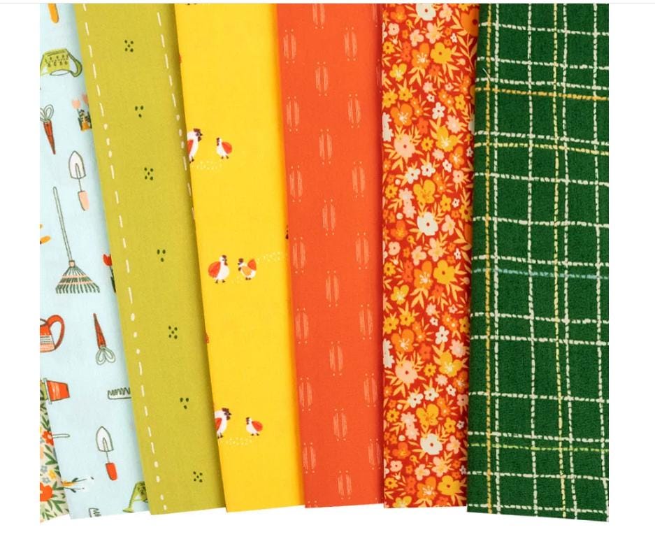 Grow and Harvest Layer Cake - Alexandra Bordallo - Art Gallery Fabrics