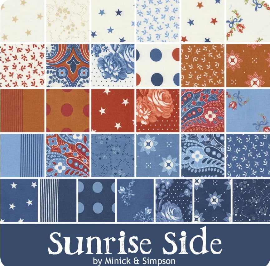 Sunrise Side Charm Pack — 42 Squares — Minick & Simpson for Moda Fabrics