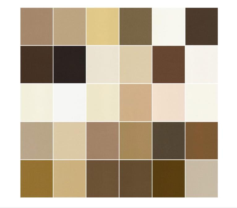 November 2024 Sepia Kona Cotton Solids Charm Pack - Robert Kaufman Fabrics
