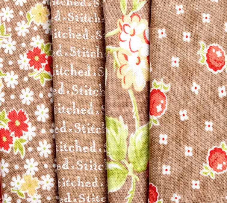 Stitched Mini Charm Pack - Fig Tree Quilts - Moda Fabrics