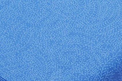 Blue Double Vines Yardage - Simply Prints - Blank Quilting Corp