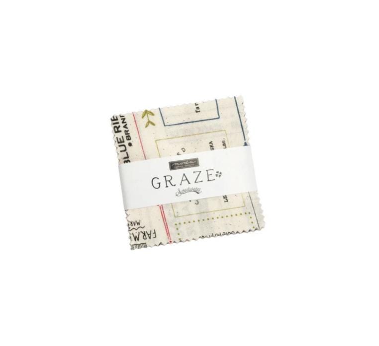 Graze Mini Charm Pack - Sweetwater - Moda Fabrics