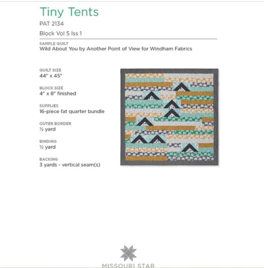 Tiny Tents Quilt Pattern  - Missouri Star