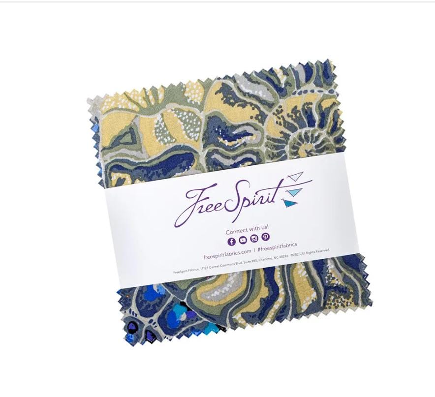 Kaffe Fassett Collective Charm Pack – Fall 2024 by FreeSpirit Fabrics