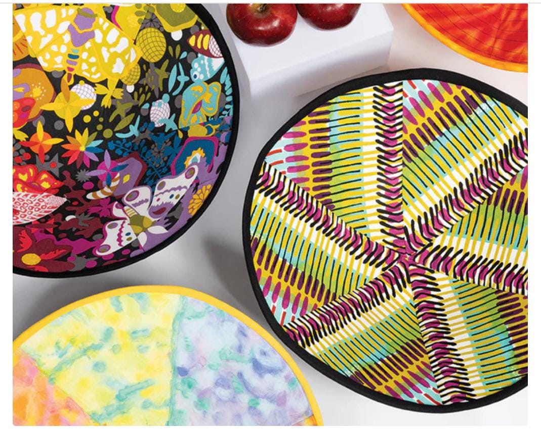 Round Fabric Art Bowls  Book - Kirsten Fisher - C&T Publishing