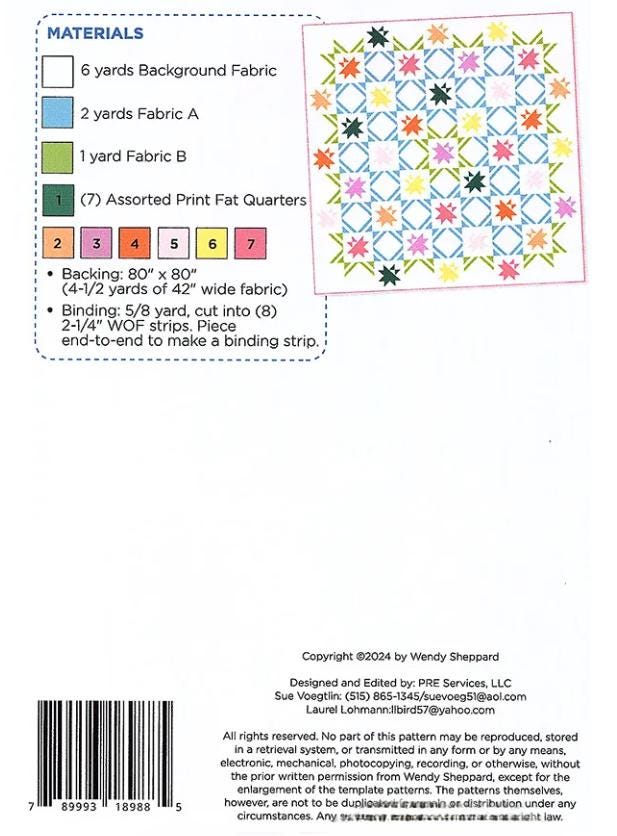 Starshine Quilt Pattern - Wendy Sheppard