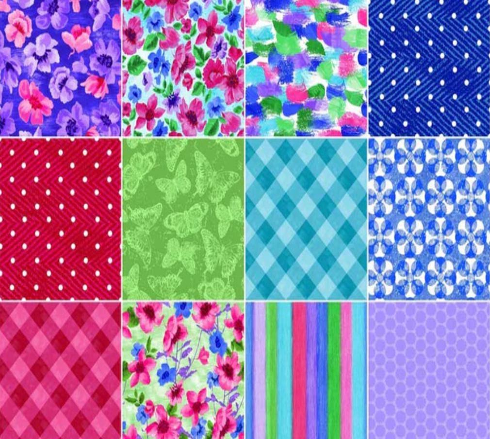 Bremen Jelly Roll - 40 Precut Strips - Fabric Editions
