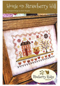House on Strawberry Hill Cross Stitch Pattern - Blueberry Ridge Design