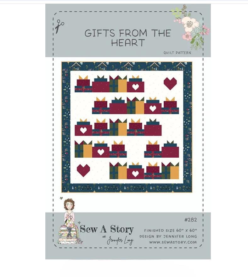 Gifts From The Heart Quilt Pattern - Sew a Story