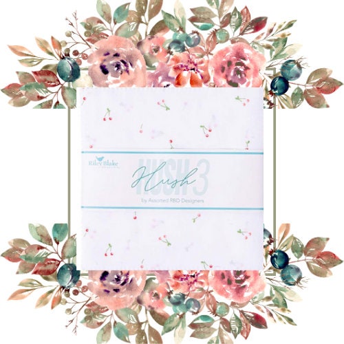 Hush Hush 3 Charm Pack - Riley Blake Designs