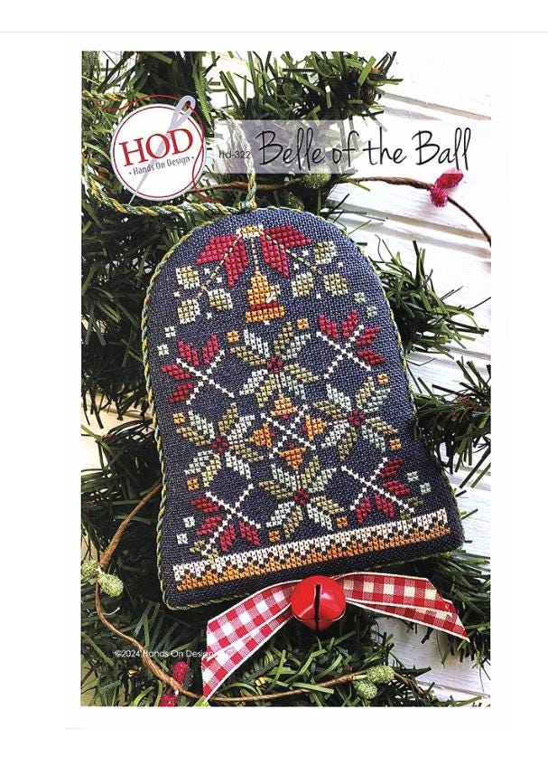 Belle of the Ball Cross Stitch Pattern - Hands on Designs