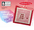 Merry Making Mini: Yay for Love Cross Stitch Pattern - Heart in Hand