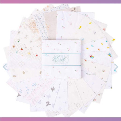 Hush Hush 3 Charm Pack - Riley Blake Designs