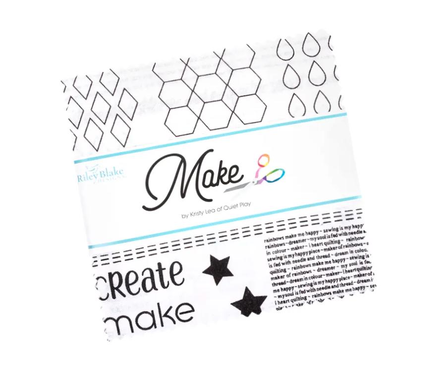 Make Charm Pack. - Kristy Lea - Riley Blake Designs