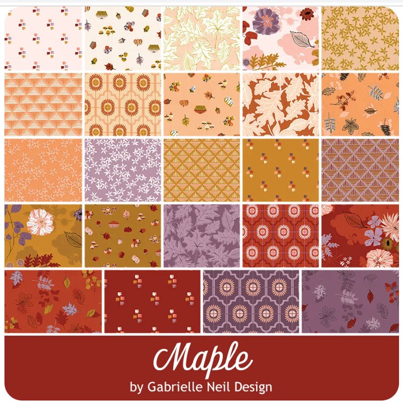 Maple Jelly Roll - Gabrielle Neil Design - Riley Blake Designs