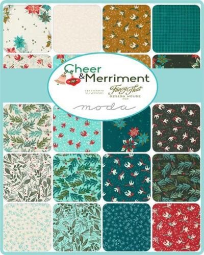 Cheer & Merriment Charm Pack - Stephanie Sliwinski - Fancy That Design House - Moda