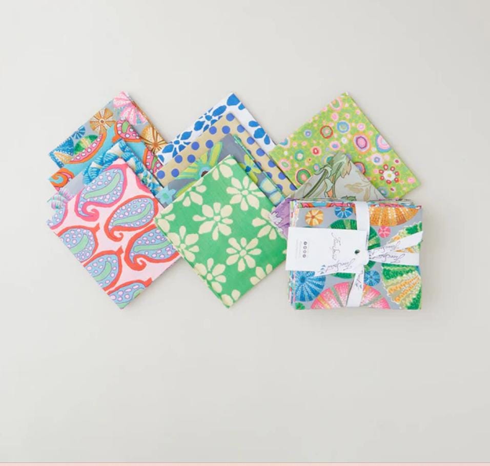 Kaffe Fassett Collective Fat Quarter Bundle: August 2024 Light Colorway