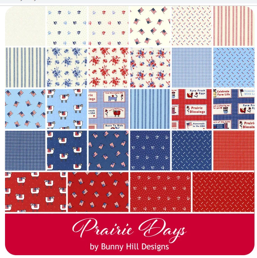 Prairie Days Layer Cake - Bunny Hill Designs - Moda Fabrics