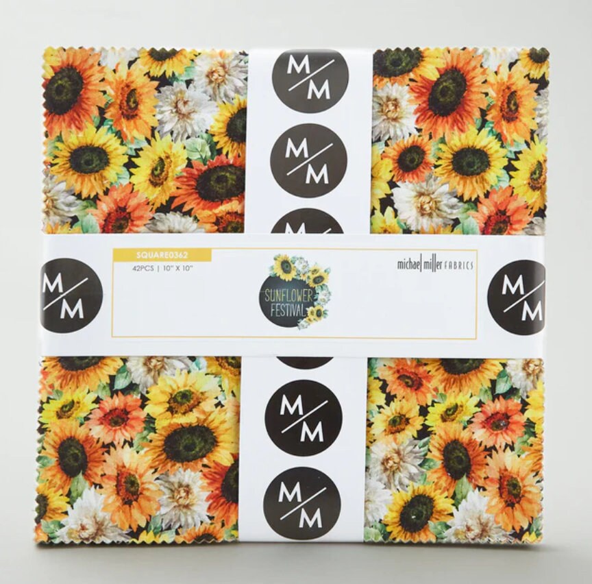 Sunflower Festival Layer Cake - Michael Miller Fabrics