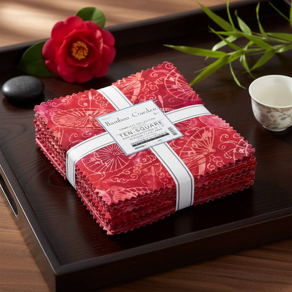 Bamboo Garden Layer Cake - elegant Asian garden lifestyle image