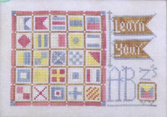 Learn Your ABZ's To The Beach Cross Stitch Pattern - Hands On Designs