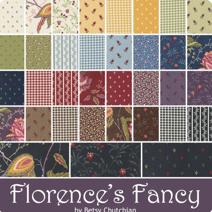 Florence's Fancy Charm Pack - Betsy Chutchian - Moda Fabrics