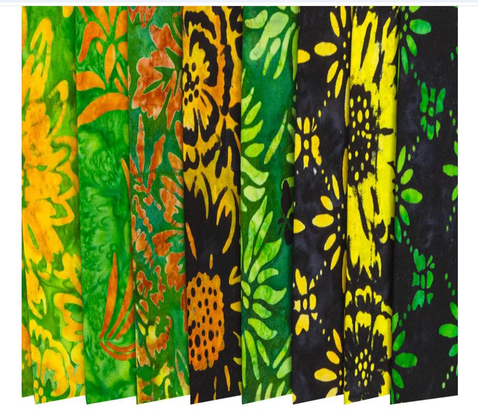 Bees and Flowers Artisan Batiks Charm Pack - Lunn Studios - Robert Kaufman Fabrics