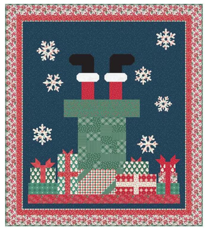 Merry Little Christmas Cream 1 Yard Bundle 9/pkg. - My Minds Eye - Riley Blake Designs