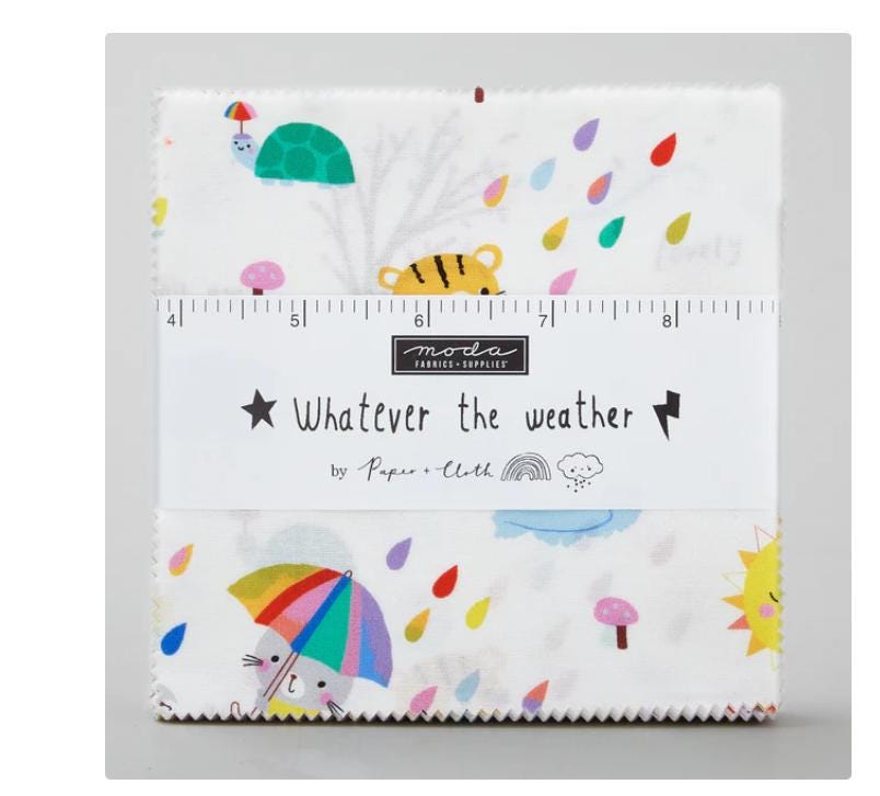 Whatever the Weather Charm Pack - Paper + Cloth - Moda Fabrics
