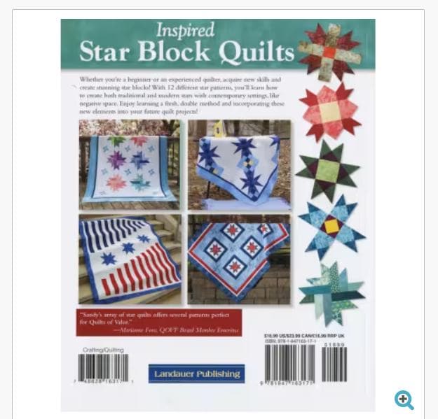 Inspired Star Block Quilts - Sandy Berg
