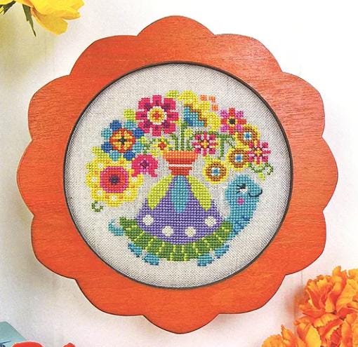 Myrtle Flower Friends Series Cross Stitch Pattern - Satsuma Street