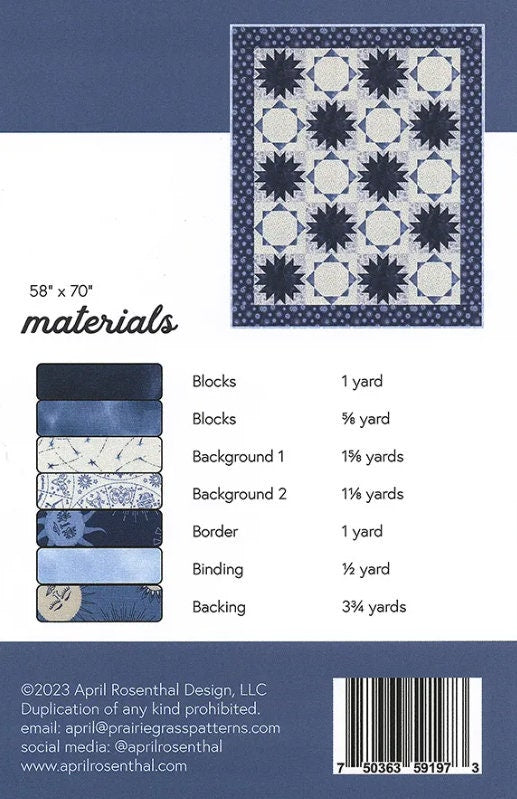 Sunblock Quilt Pattern - Prairie Grass Patterns