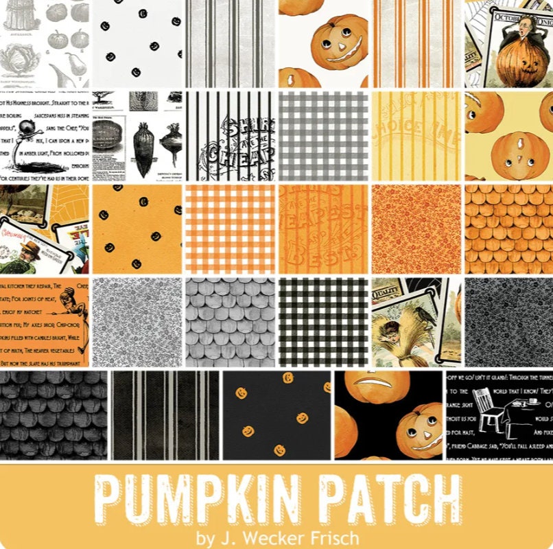Pumpkin Patch Charm Pack - J. Wecker Frisch - Riley Blake Designs