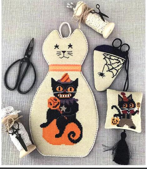 Jinx and Hex Cross Stitch Pattern - Twin Peak Primitives