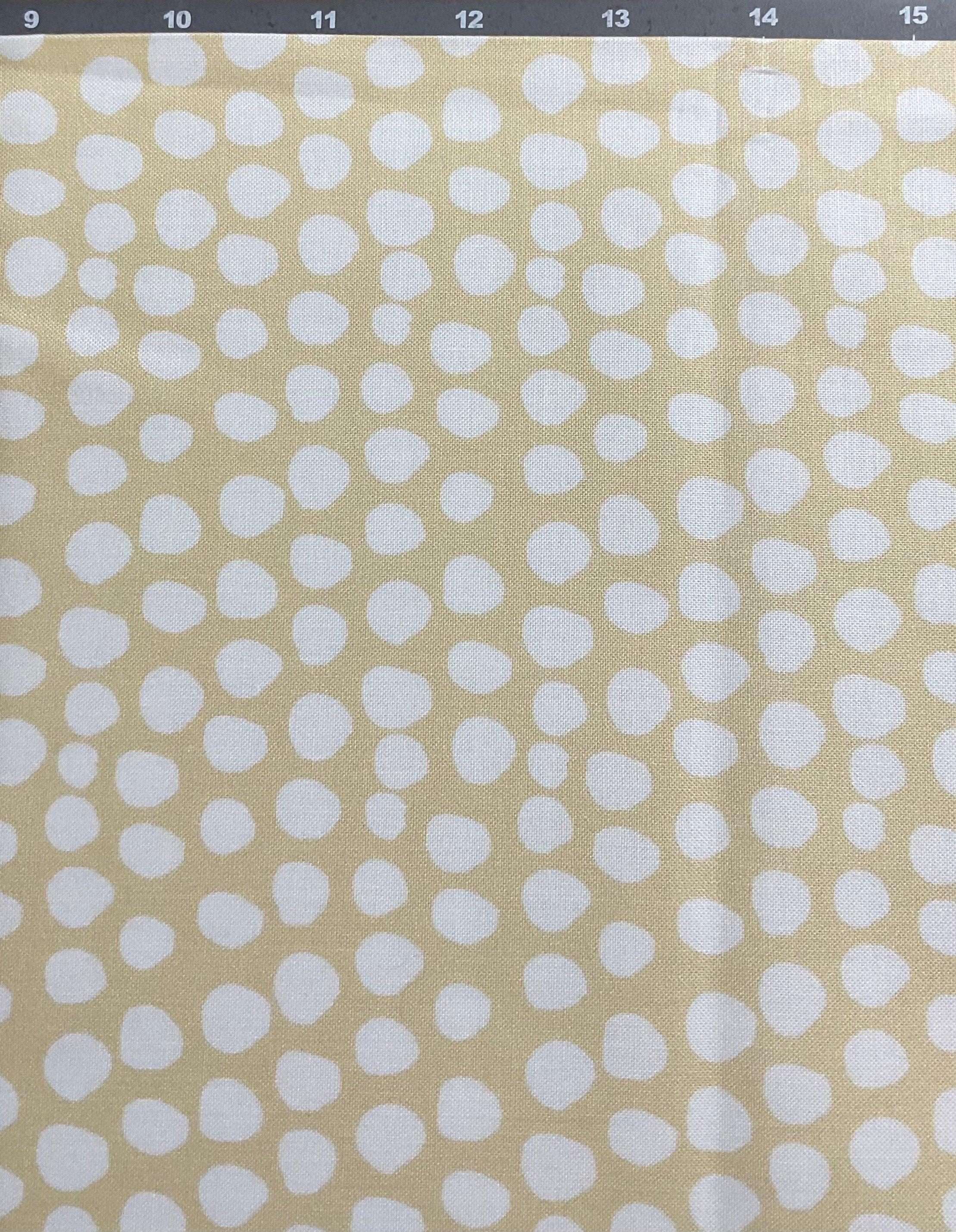 Little Ducklings Mustard Egg Spot – Pastel Blender Dot by Paper + Cloth for Moda Fabricsrics