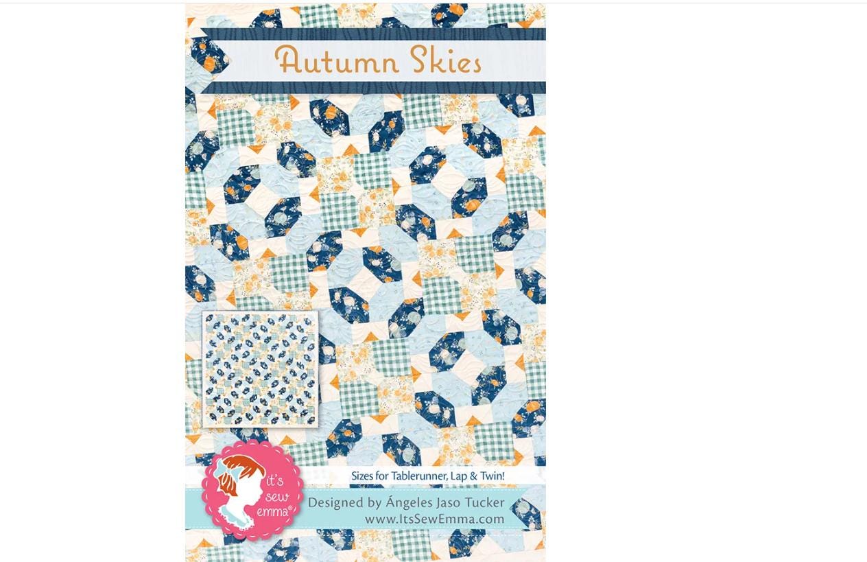 Autumn Skies Quilt Pattern - It's Sew Emma