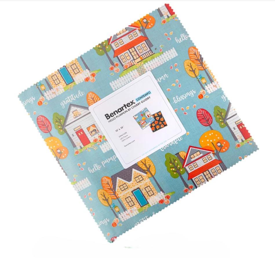 Hello Layer Cake — 42 Squares — Cherry Guidry for Benartex Fabrics