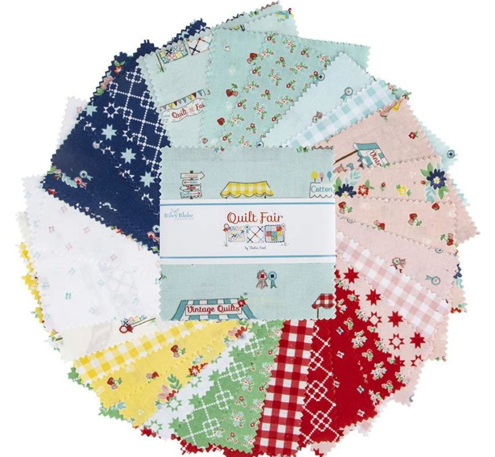 Quilt Fair Charm Pack - Tasha Noel - Riley Blake Designs