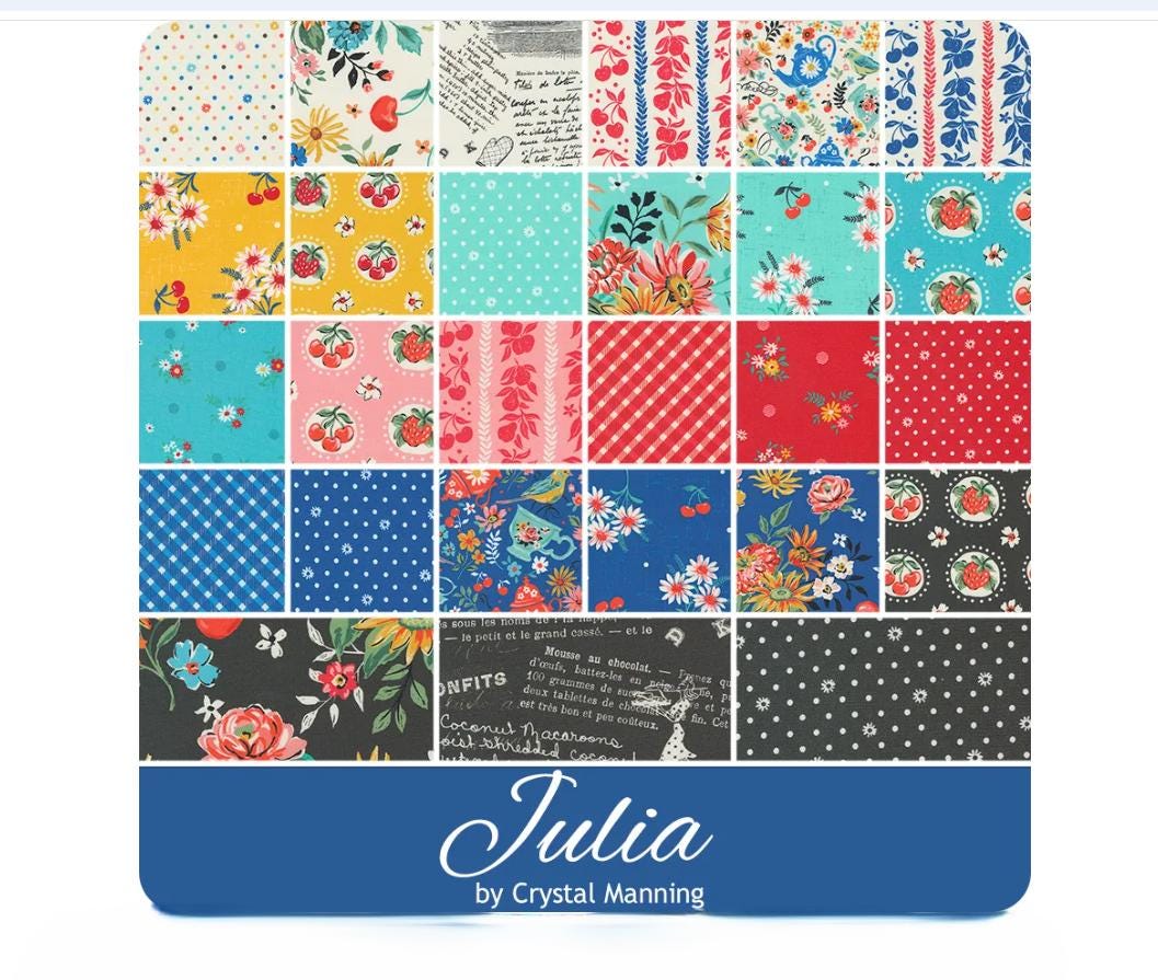 Julia Charm Pack - Crystal Manning - Moda Fabrics
