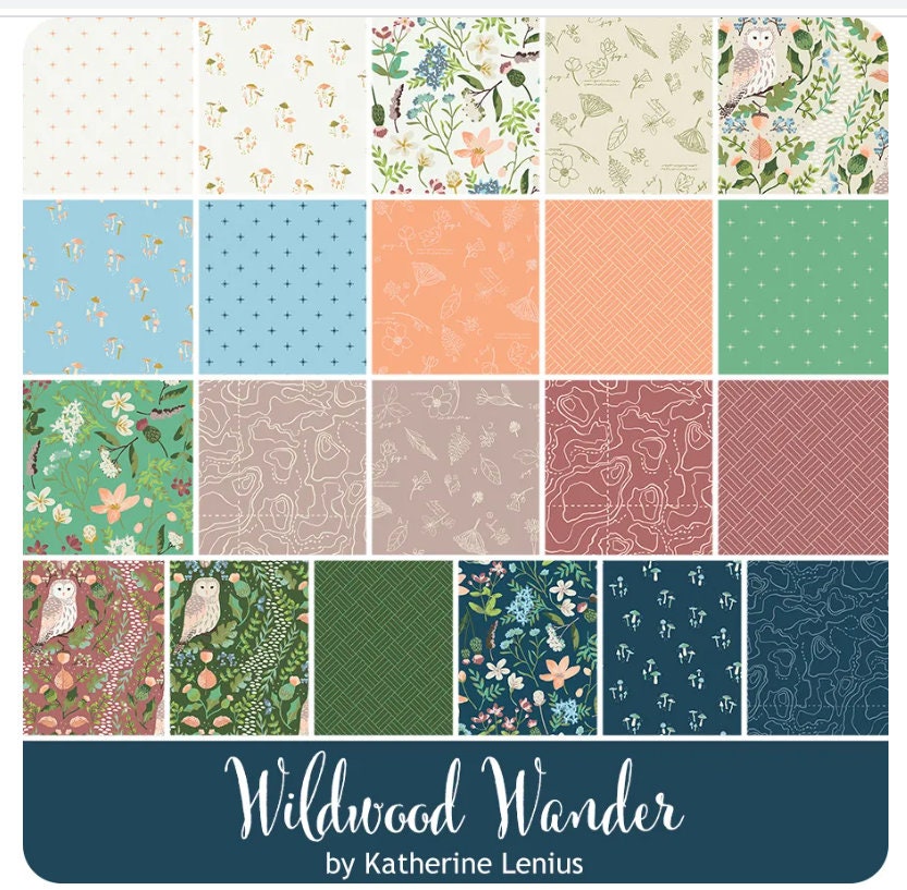 Wildwood Wander Charm Pack - Katherine Lenius - Riley Blake Designs