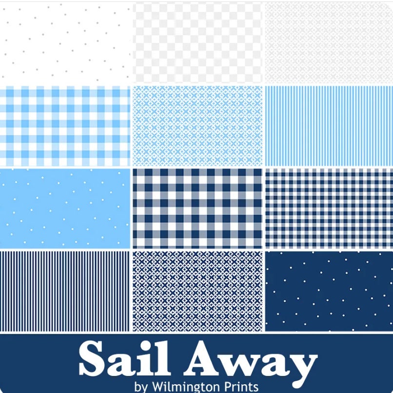 Sail Away Jelly Roll - Wilmington Prints