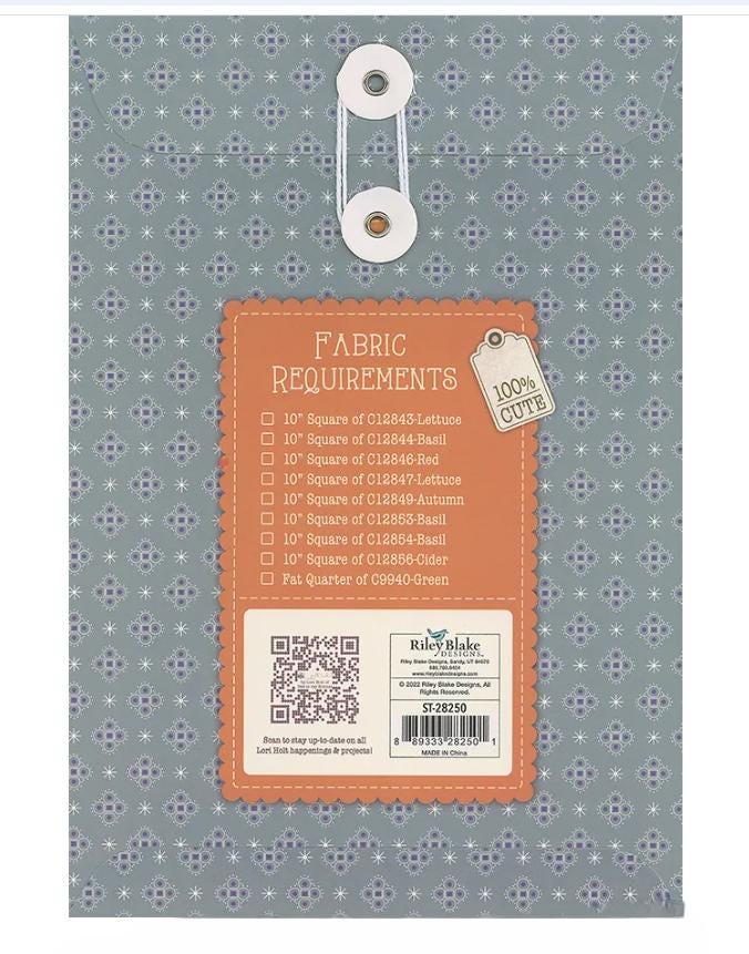 Calico Quilt Seeds Peppers Quilt Pattern - Lori Holt - Bee in my Bonnet